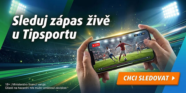 Sleduj zápas živě u Tipsportu Sleduj zápasy živě u Tipsportu