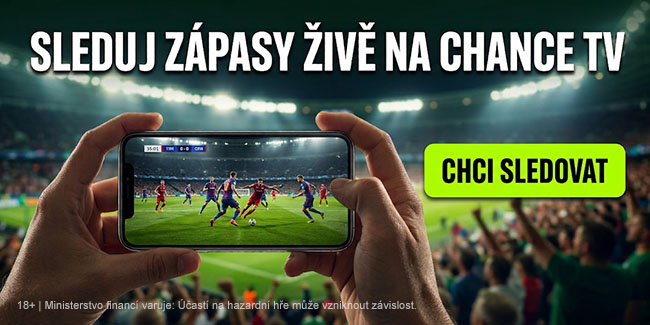 Sleduj zápas živě na Chance TV
