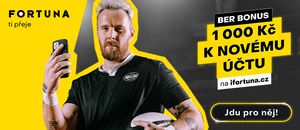 Fortuna bonus za registraci ZDARMA a za první vklad? 1 000 Kč!