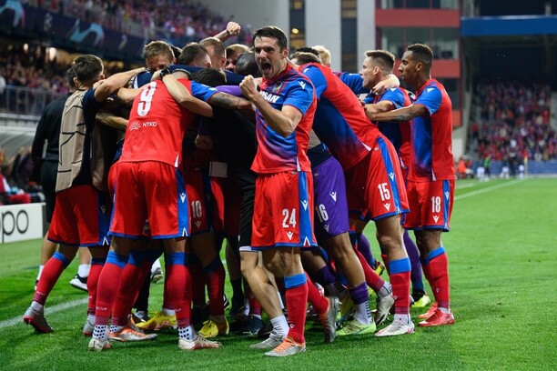 FC Viktoria Plzeň - radost hráčů Plzně, Profimedia