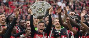 V sezoně 2023-24 se ze zisku titulu radoval Leverkusen V sezoně 2023-24 se ze zisku titulu radoval Leverkusen