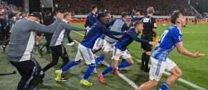 Fotbalisté Sigmy se radují z pohárového vítězství v minulém ročníku Fotbalisté Sigmy se radují z pohárového vítězství v minulém ročníku