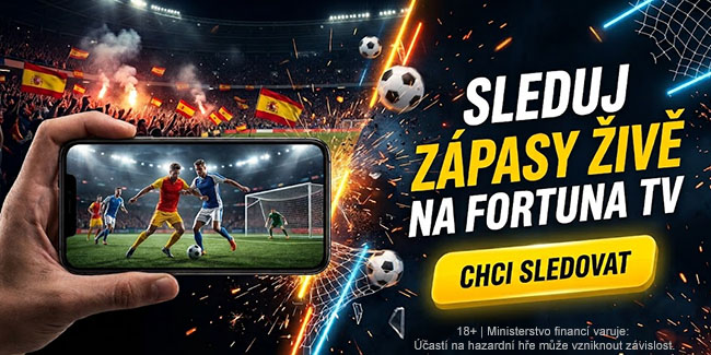 Sleduj zápas živě na Fortuna TV Sleduj zápas živě na Fortuna TV