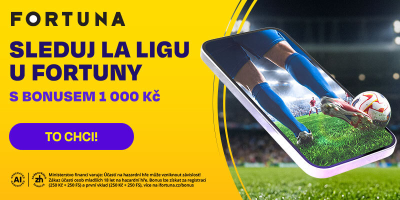 Sleduj La Ligu živě na Fortuna TV Sleduj La Ligu živě na Fortuna TV