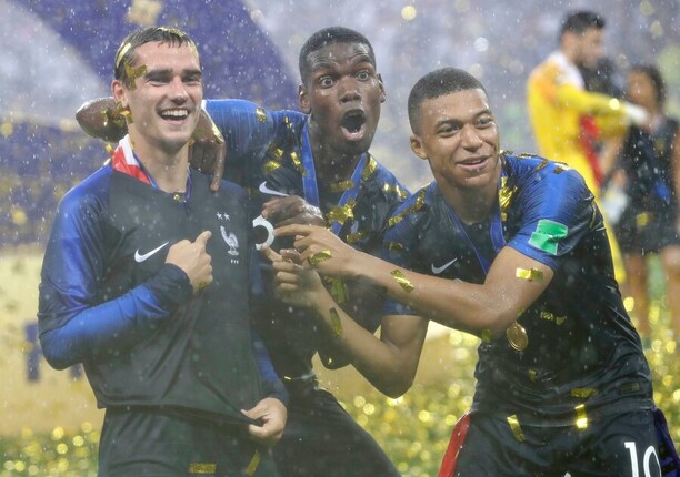 Mbappe, Griezmann, Pogba