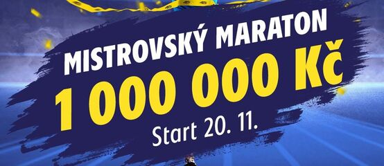 Sazkabet: Mistrovský maraton o 1.000.000 Kč Sazkabet: Mistrovský maraton o 1.000.000 Kč