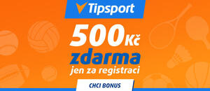 Tipsport - bonus 500 Kč jen za registraci