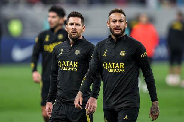 Messi a Neymar