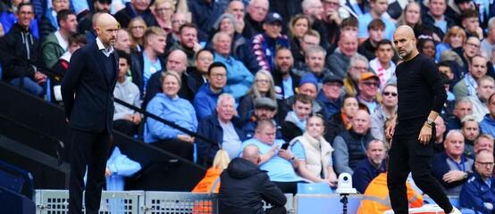 Guardiola a ten Hag Guardiola a ten Hag