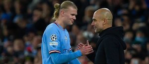 Haaland a Guardiola Haaland a Guardiola