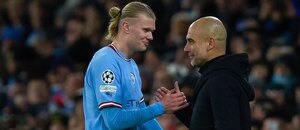 Haaland a Guardiola