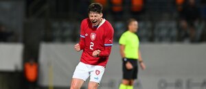 Martin Vitík se raduje z postupu na Euro do 21 let Martin Vitík se raduje z postupu na Euro do 21 let