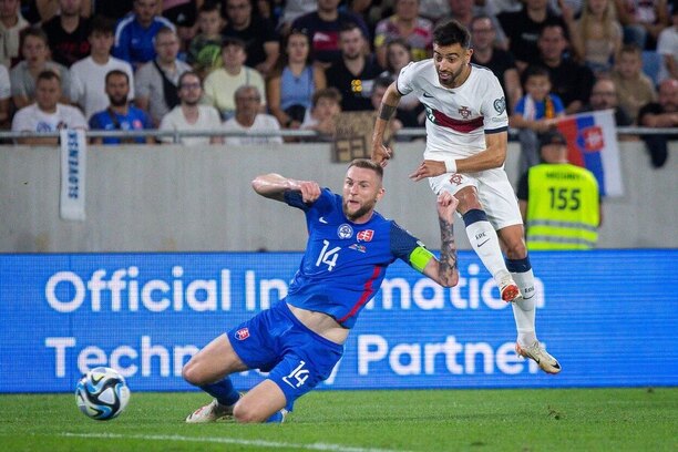 Bruno Fernandes na Slovensku rozhodl jediným gólem