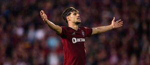 Veljko Birmančević slaví gól proti Baníku Veljko Birmančević slaví gól proti Baníku