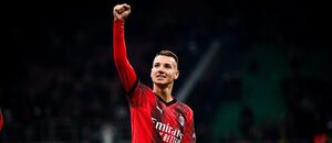 Francesco Camarda při svém debutu za AC Milán Francesco Camarda při svém debutu za AC Milán