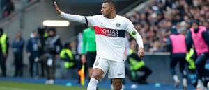 Kylian Mbappé v dresu PSG proti Le Havru