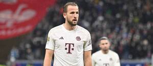 Harry Kane v dresu Bayernu Mnichov proti Frankfurtu