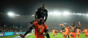 Hráči Pobřeží slonoviny se radují z postupu přes Senegal