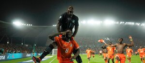 Hráči Pobřeží slonoviny se radují z postupu přes Senegal Hráči Pobřeží slonoviny se radují z postupu přes Senegal