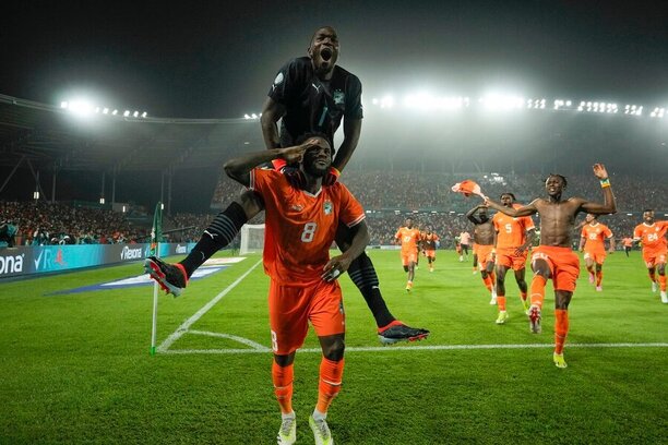 Hráči Pobřeží slonoviny se radují z postupu přes Senegal