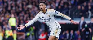 Jude Bellingham v utkání proti Atléticu Madrid Jude Bellingham v utkání proti Atléticu Madrid