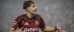 Veljko Birmančević během derby se Slavií Veljko Birmančević během derby se Slavií