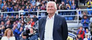 Karel Brückner při exhibičním utkání Legend Sigmy a České reprezentace