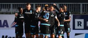 Fotbalisté Plzně se radují z gólu proti Jablonci Fotbalisté Plzně se radují z gólu proti Jablonci