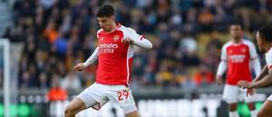 Kai Havertz v zápase proti Wolverhamptonu