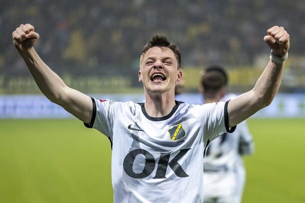 Dominik Janošek při zápase s Rodou Kerkrade