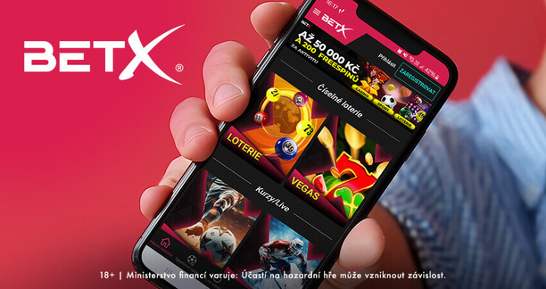 Mobilní web m.bet-x.cz: Online sázková kancelář Bet X na vašem mobilu