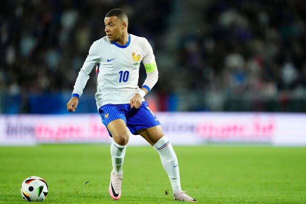 Kylian Mbappé v přípravném utkání proti Kanadě