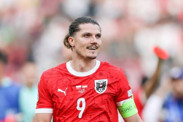 Marcel Sabitzer během zápasu s Polskem