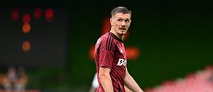 Ermal Krasniqi během přípravného zápasu s Trnavou