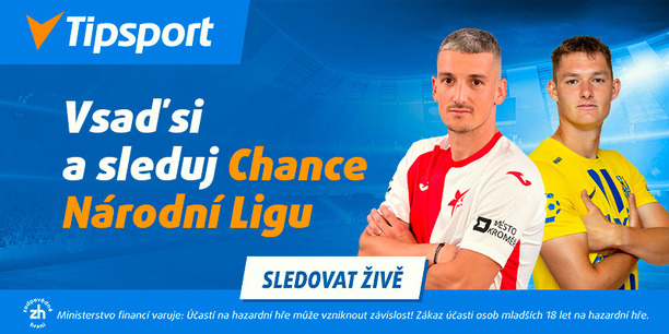 Sledujte zdarma Chance Národní Ligu online na Tipsport TV