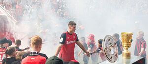 Leverkusen i s Patrikem Schickem obhajuje zisk double Leverkusen i s Patrikem Schickem obhajuje zisk double
