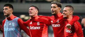 Sparťané se radují z výhry v Hradci Králové Sparťané se radují z výhry v Hradci Králové