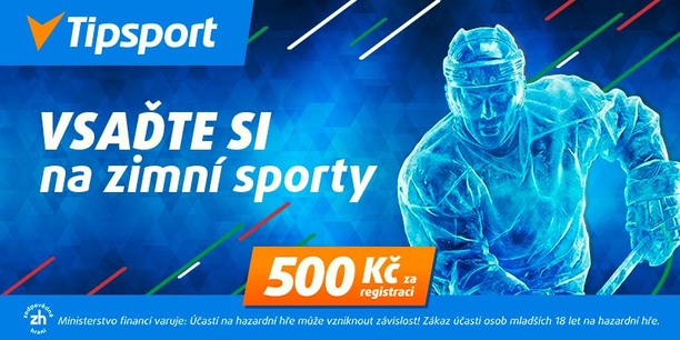 Registrační bonus u&nbsp;sázkové kanceláře Tipsport