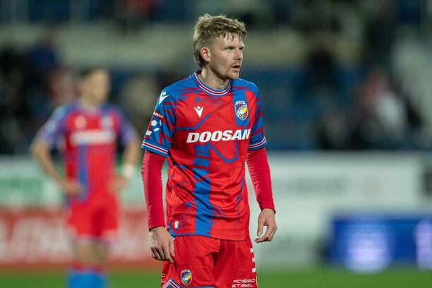 Pavel Šulc během zápasu se Slováckem, 14. kolo Chance Ligy
