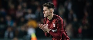Martin Vitík během porážky s Atléticem Madrid Martin Vitík během porážky s Atléticem Madrid