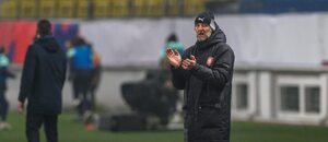 Karel Rada během odvetného zápasu s Portugalskem v Teplicích Karel Rada během odvetného zápasu s Portugalskem v Teplicích