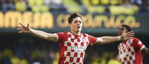 Ladislav Krejčí slaví gól proti Villarrealu v 15. kole La Ligy Ladislav Krejčí slaví gól proti Villarrealu v 15. kole La Ligy