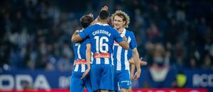 Fotbalisté Espanyolu po výhře nad Celtou Vigo, 15. kolo La Ligy Fotbalisté Espanyolu po výhře nad Celtou Vigo, 15. kolo La Ligy