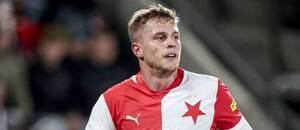 Obránce David Zima během utkání proti Ajaxu v rámci Evropské ligy Obránce David Zima během utkání proti Ajaxu v rámci Evropské ligy