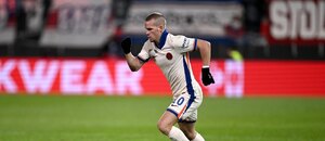 Mychajlo Mudryk v dresu Chelsea Mychajlo Mudryk v dresu Chelsea