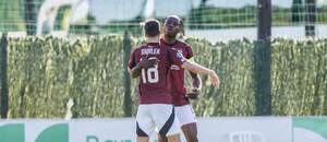 Emmanuel Uchenna se raduje z gólu proti Malmö Emmanuel Uchenna se raduje z gólu proti Malmö