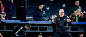 Lars Friis během utkání 6. kola Ligy mistrů 2024–25