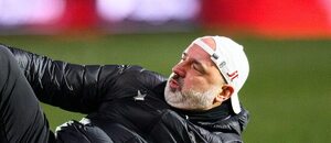 Jindřich Trpišovský se raduje z výhry nad Mladou Boleslaví Jindřich Trpišovský se raduje z výhry nad Mladou Boleslaví