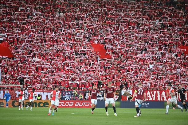 Derby mezi Slavií a Spartou v květnu 2025