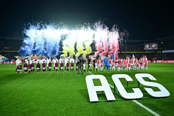 Minulé derby mezi Spartou a Slavií se odehrálo v březnu na Letné